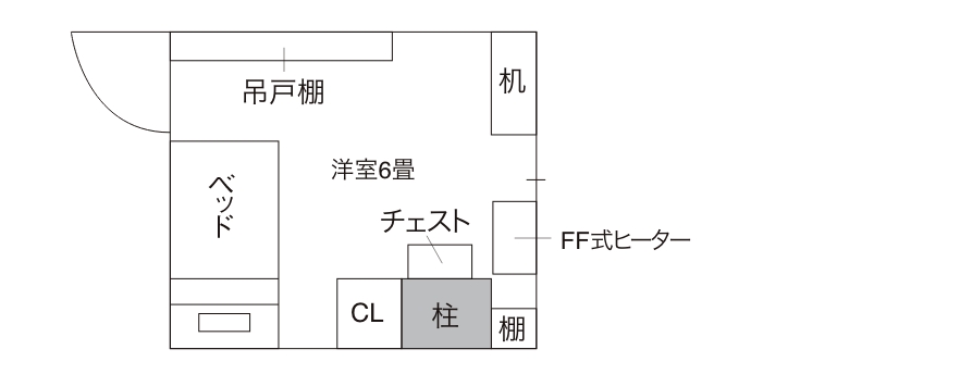 材木町パンション 1号館・2号館の間取り図