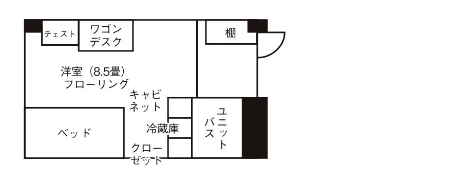 材木町パンション 3号館の間取り図
