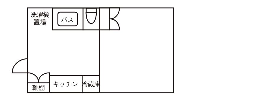 パンション木馬館の間取り図