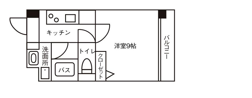 Glory Court盛岡駅前の間取り図