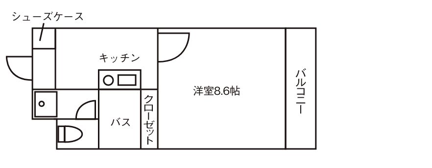 サンライズ大沢川原の間取り図