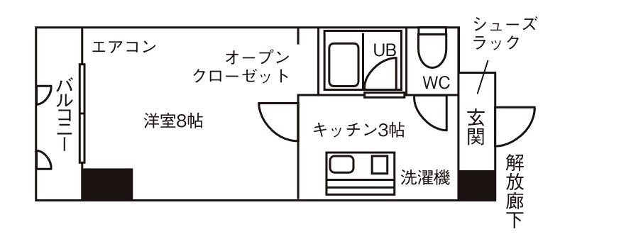 サリューの間取り図
