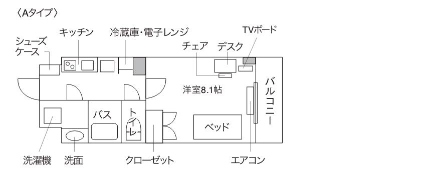 リビスタ盛岡の間取り図