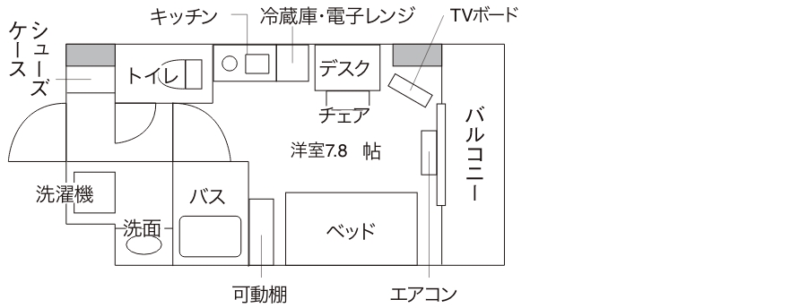リビスタ盛岡駅前の間取り図