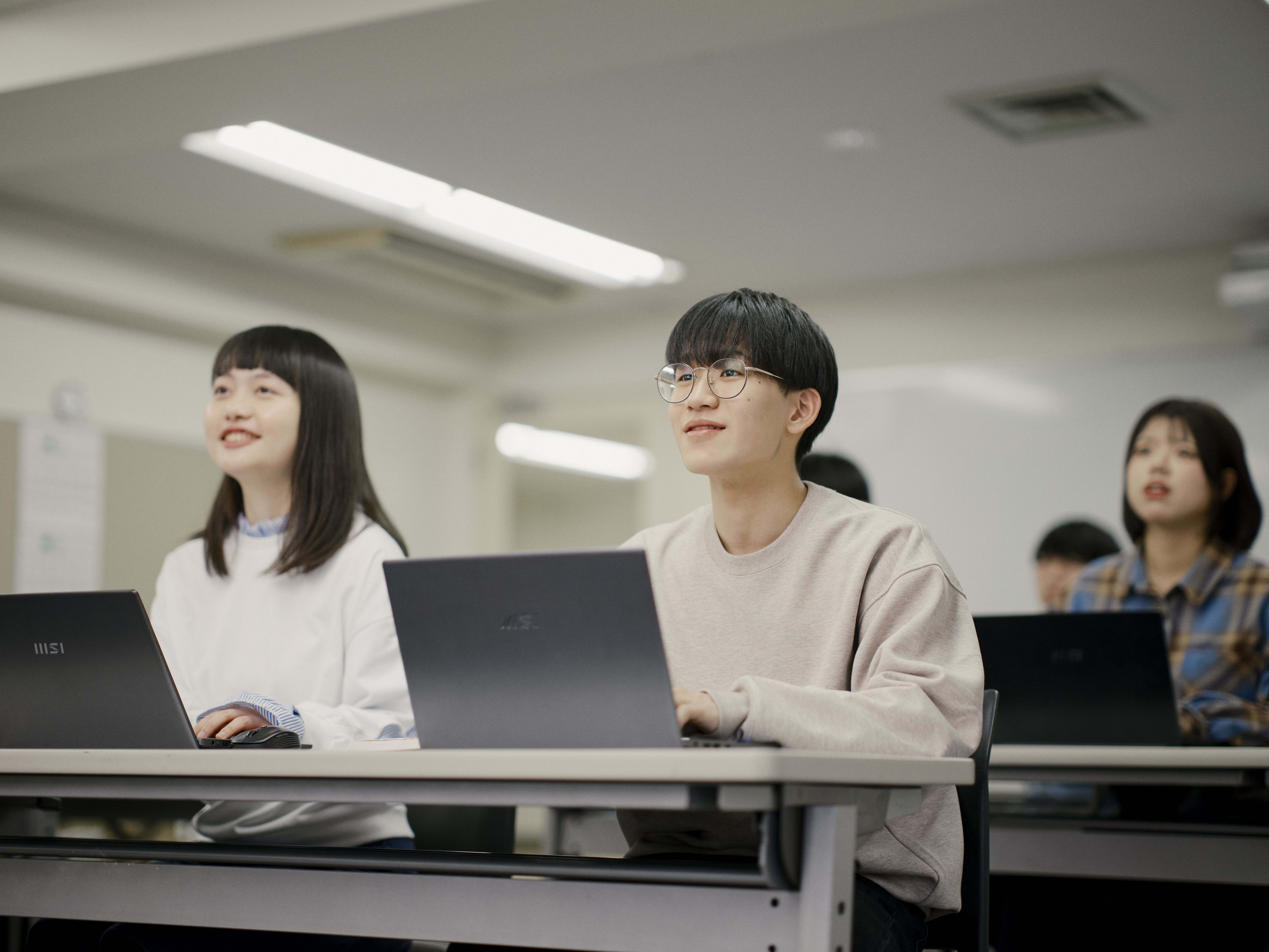 Webクリエイター専攻の授業風景